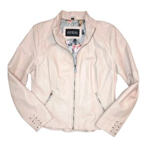 Womens size large Guess Jacket with front zipper